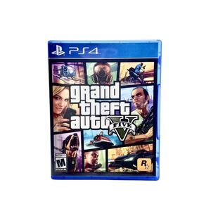Grand Theft Auto V‎ PS4 PlayStation 4 w/Manual Rockstar Games Action Adventure